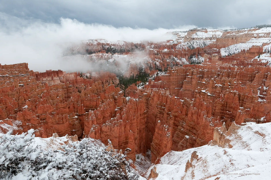 U.S.A. Bryce 4 - Photograph print framed with black frame 30.5 cm X 45.7 cm (12" X 18")